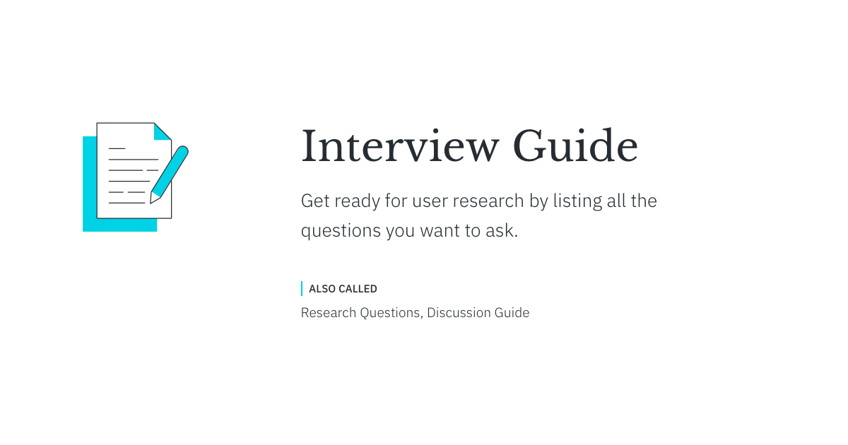 interview guide in research meaning